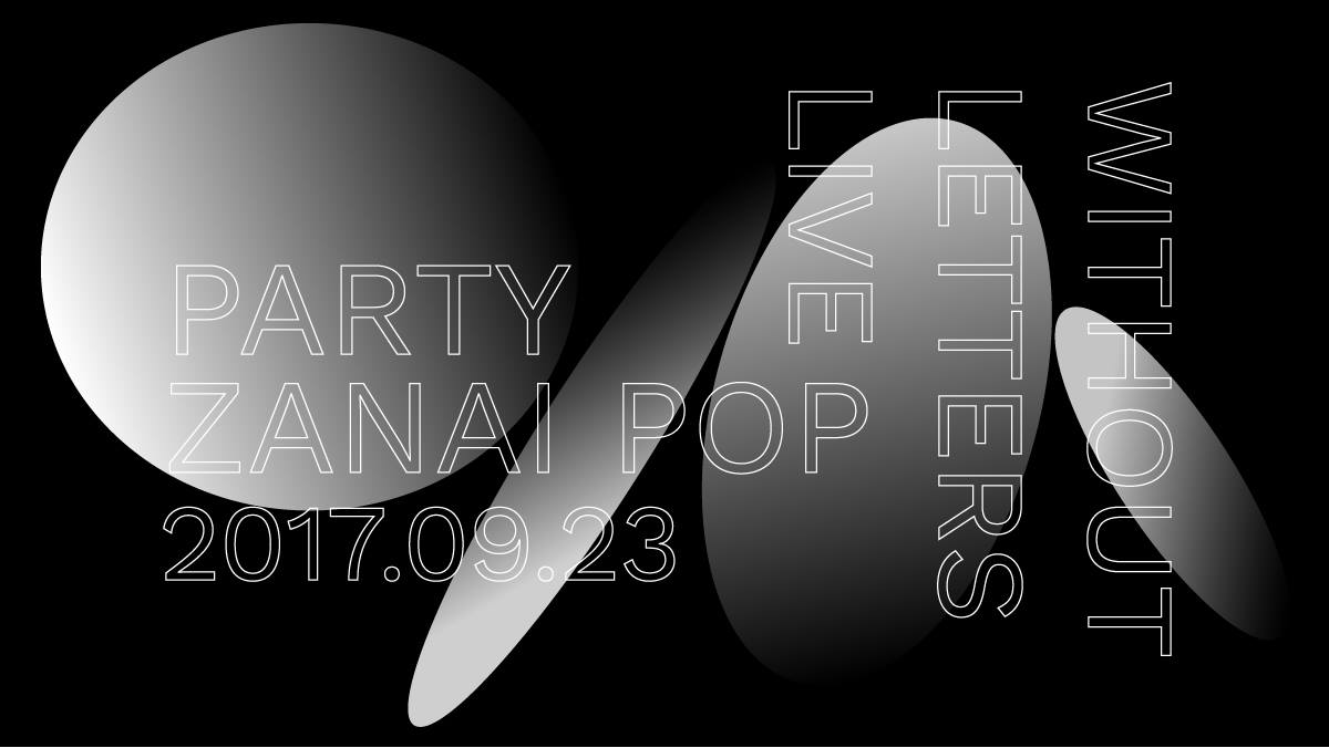 Partyzanai Pop with Without Letters Live Artwork