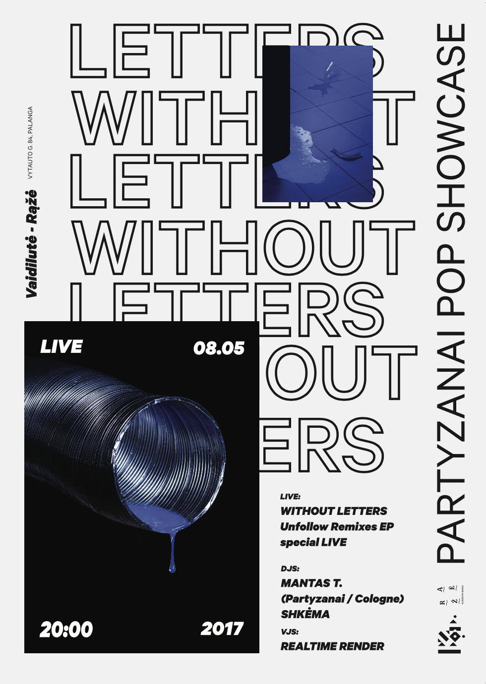 without letters partyzanai pop showcase cover art